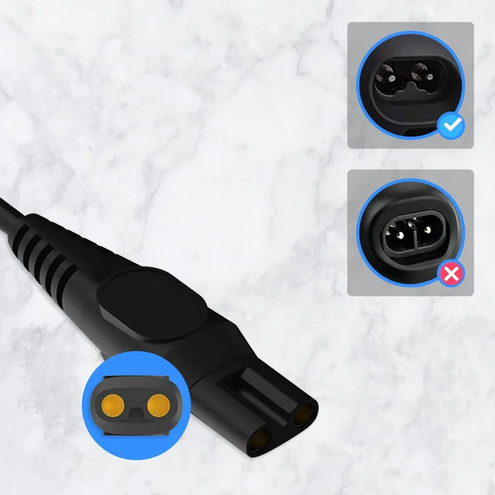 Anakel Home Ładowarka do maszyn do golenia kompatybilna z golarką elektryczną Philips OneBlade modele HQ HS HC RQ AT PT MG BT BG | 15V, 5,4W, 350 mAh, kolor czarny