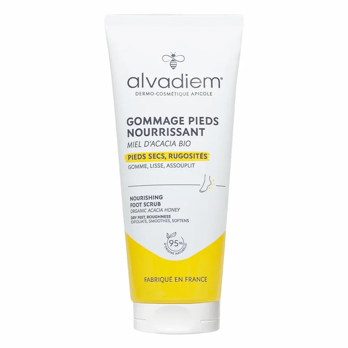 Alvadiem organiczny odżywczy peeling do stóp z akacji miodu 75ml