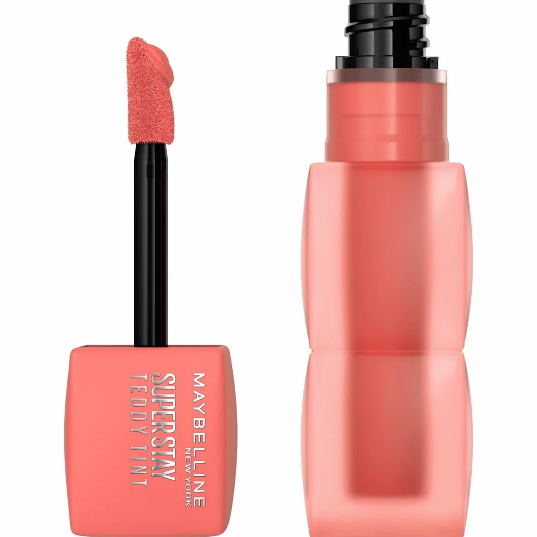Maybelline New York, Super Stay Teddy Tint 25 Baby Tee, płynna szminka, 5ml