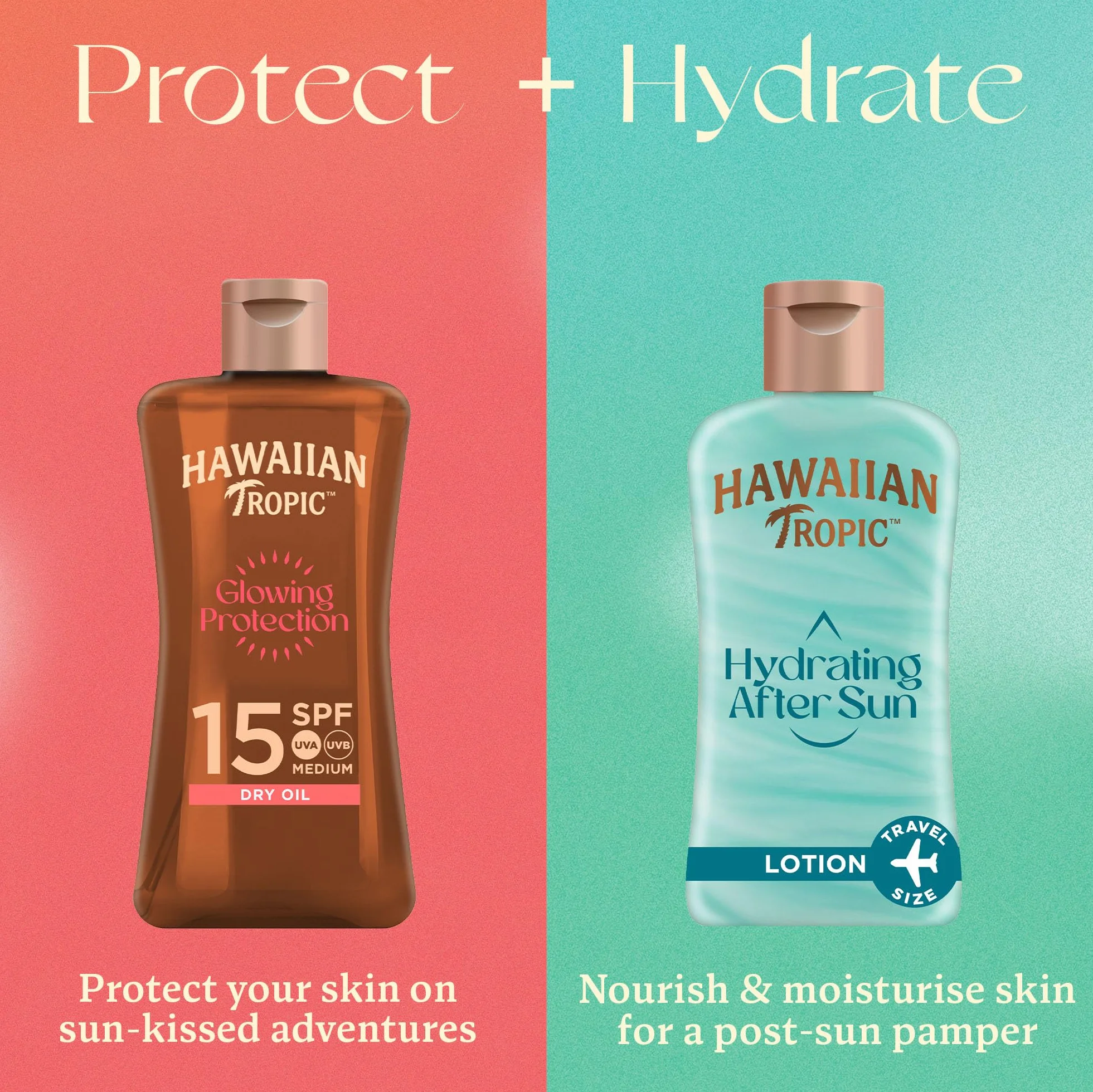 Hawaiian Tropic Protective Dry Spray olejek do opalania SPF 15, 200 ml, 1 szt