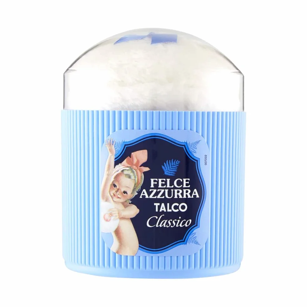 Felce Azzurra Classic - Pachnący puder do ciała z gąbką (250 g)