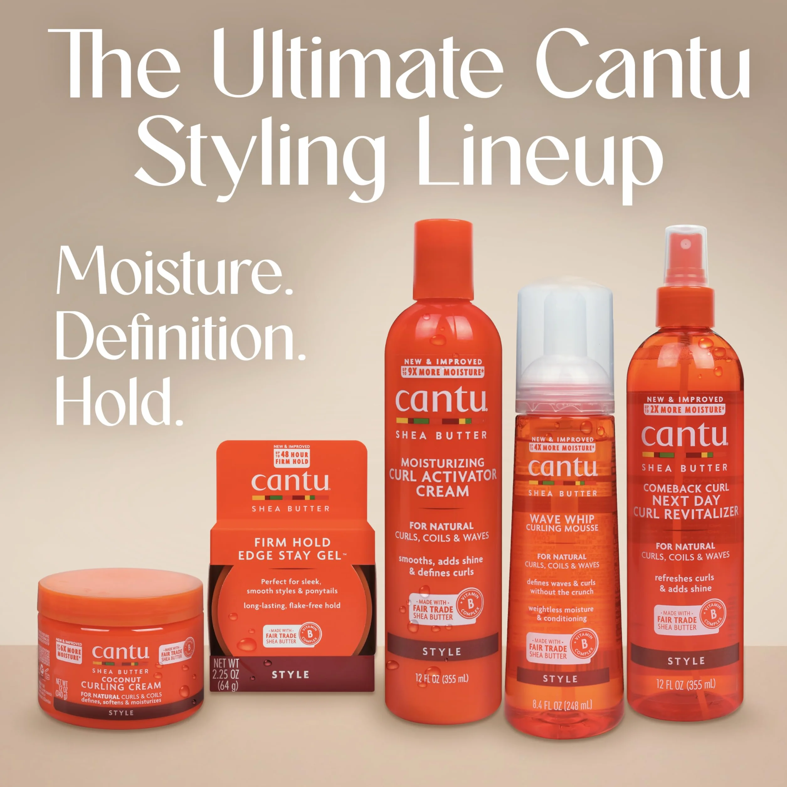 Cantu Shea Butter for Natural Hair Pianka do Loków, 248 ml, 1 Sztuka