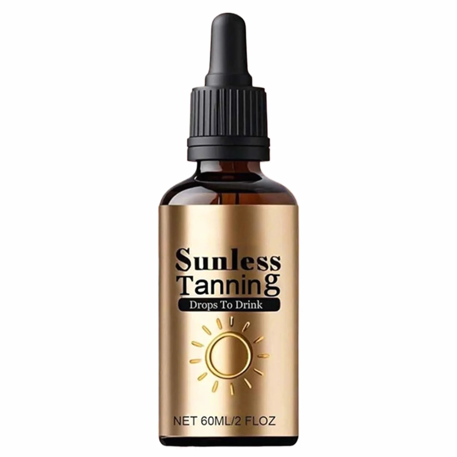 Sunless Tanning Drops To Drink, Selfs Tanner Drops, Olejek do opalania bezsłonecznego, regulowana głębokość przy każdym użyciu, utrzymuje skóry, 60 ml, do użytku wewnątrz i na zewnątrz