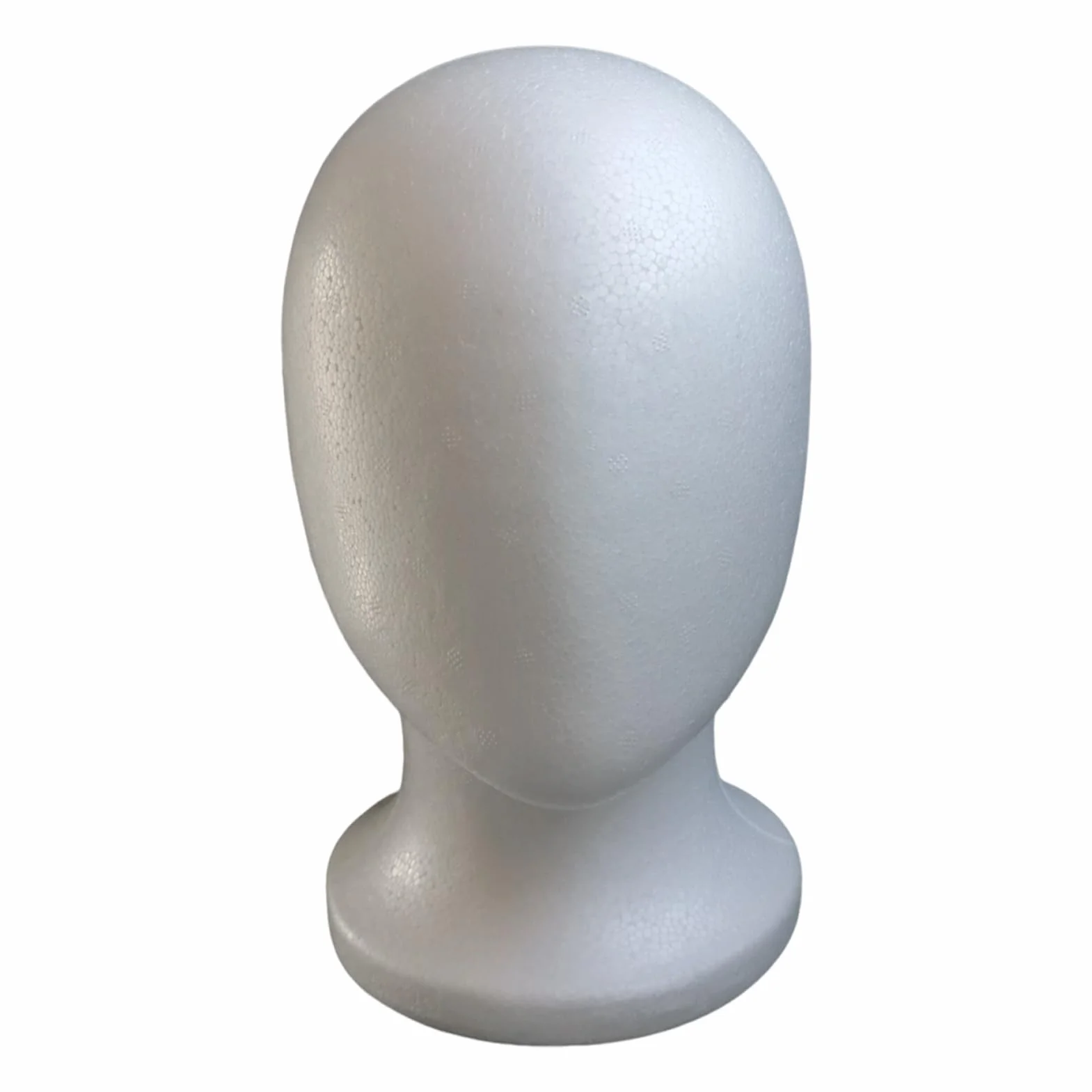 Foam Wig Head, Faceless Mannequin Stand Holder, 10.63x5.98 inches, Lightweight Foam Display Model, Stable Base, Easy Styling surfaces, Ideal for Hairpieces, Hats, Cosmetics, Salon