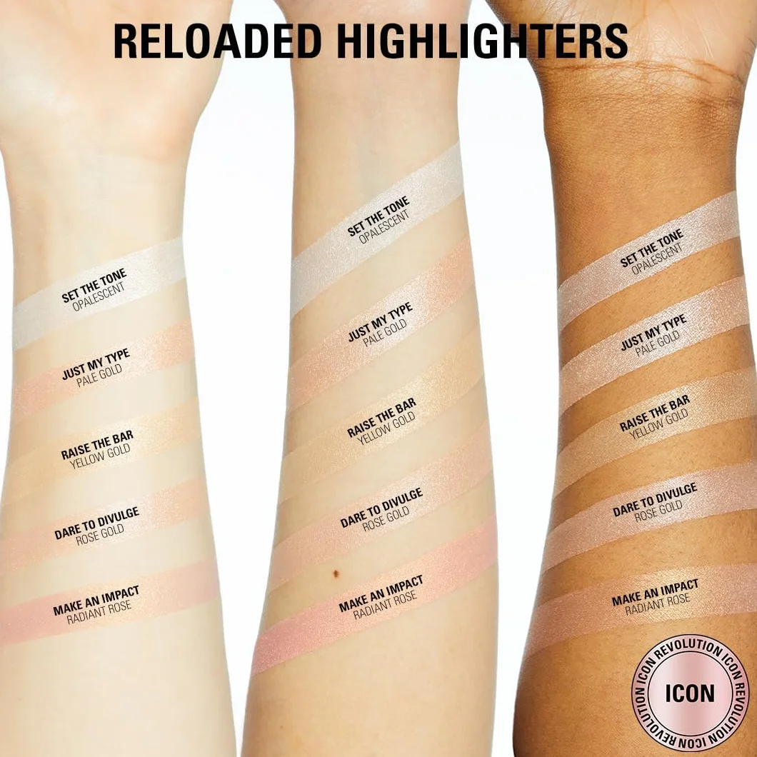 Makeup Revolution London Reloaded Rozświetlacz, Just My Type, 19 g