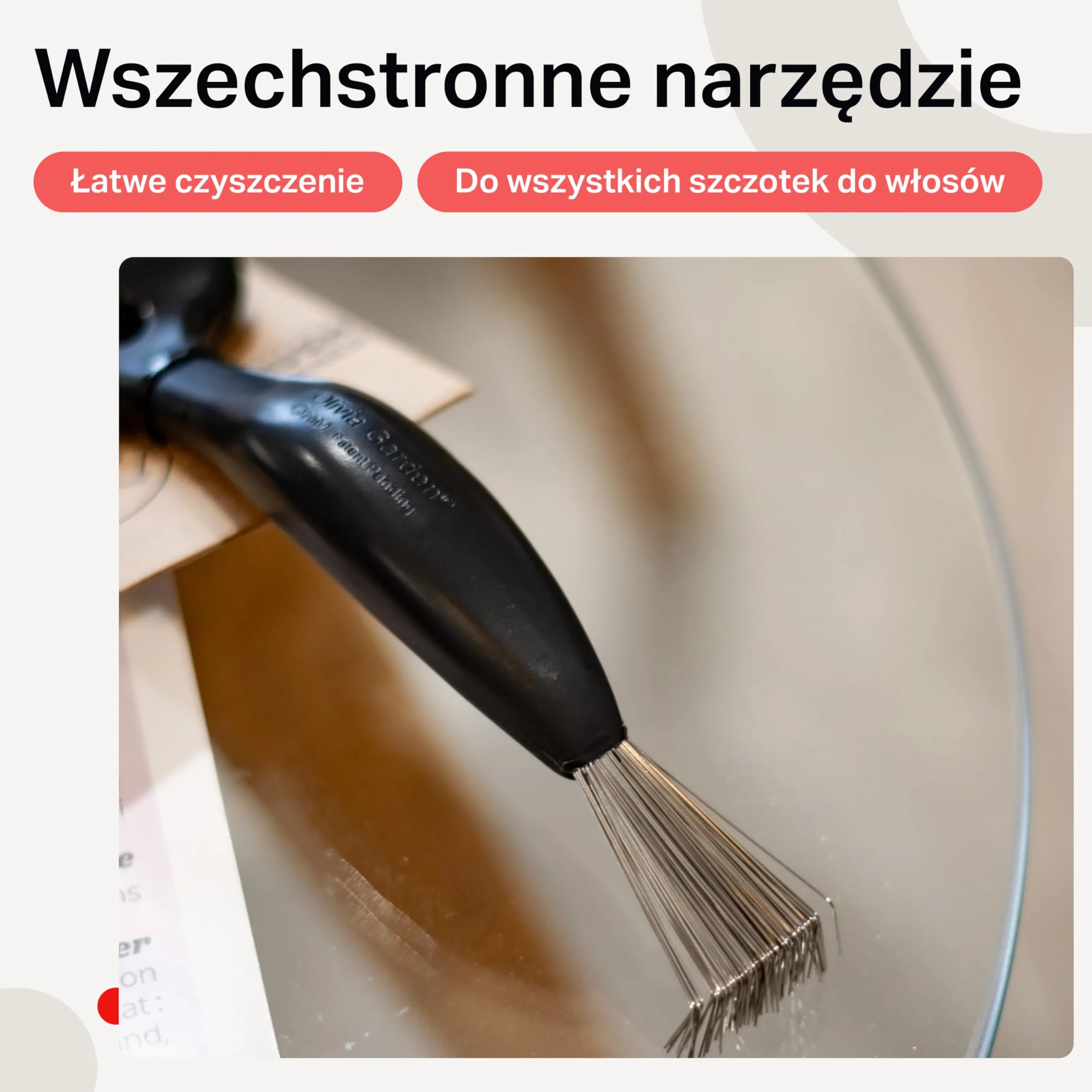 Olivia Garden Olivia Garden Brush Cleaner szczotka do czyszczenia