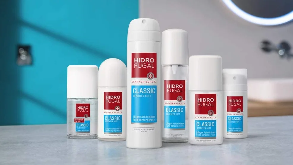 Hidrofugal® Starker Schutz CLASSIC Antyperspirant w kulce, bez alkoholu etylowego, z minerałami, unisex, długotrwała ochrona 50 ml
