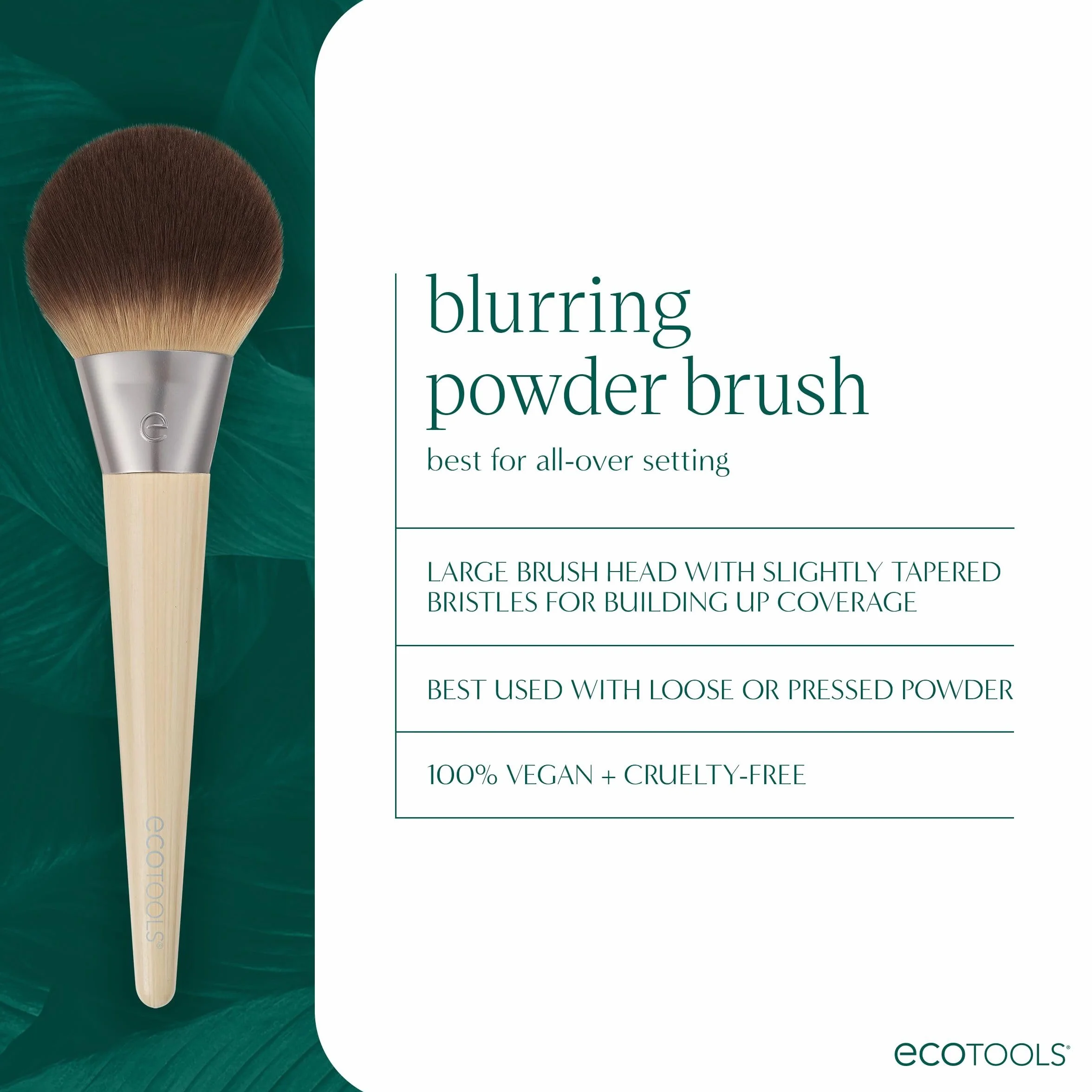 EcoTools Pędzel do makijażu Blurring w proszku, 1 sztuka