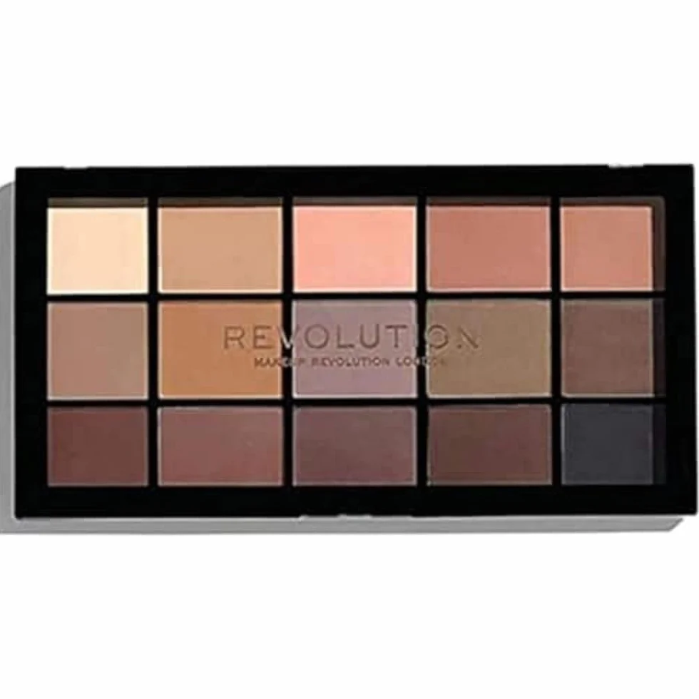 Makeup Revolution - Paleta cieni do powiek – paleta z możliwością ponownego naładowania – Basic Mattes