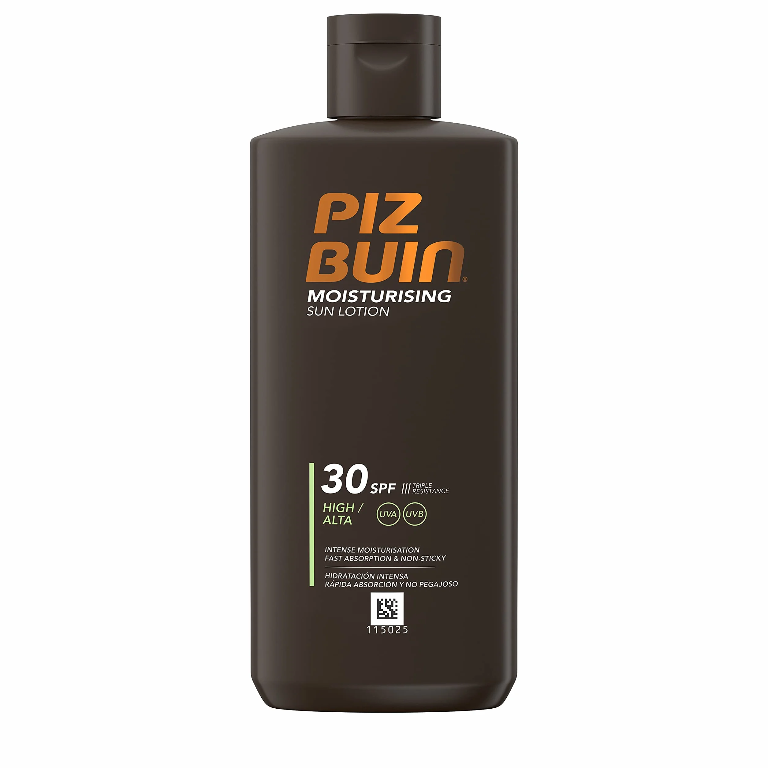 Piz Buin Moisturising balsam do opalania SPF 30, szybko wchłaniający się krem przeciwsłoneczny z potrójną ochroną przeciwsłoneczną (1 x 200 ml)