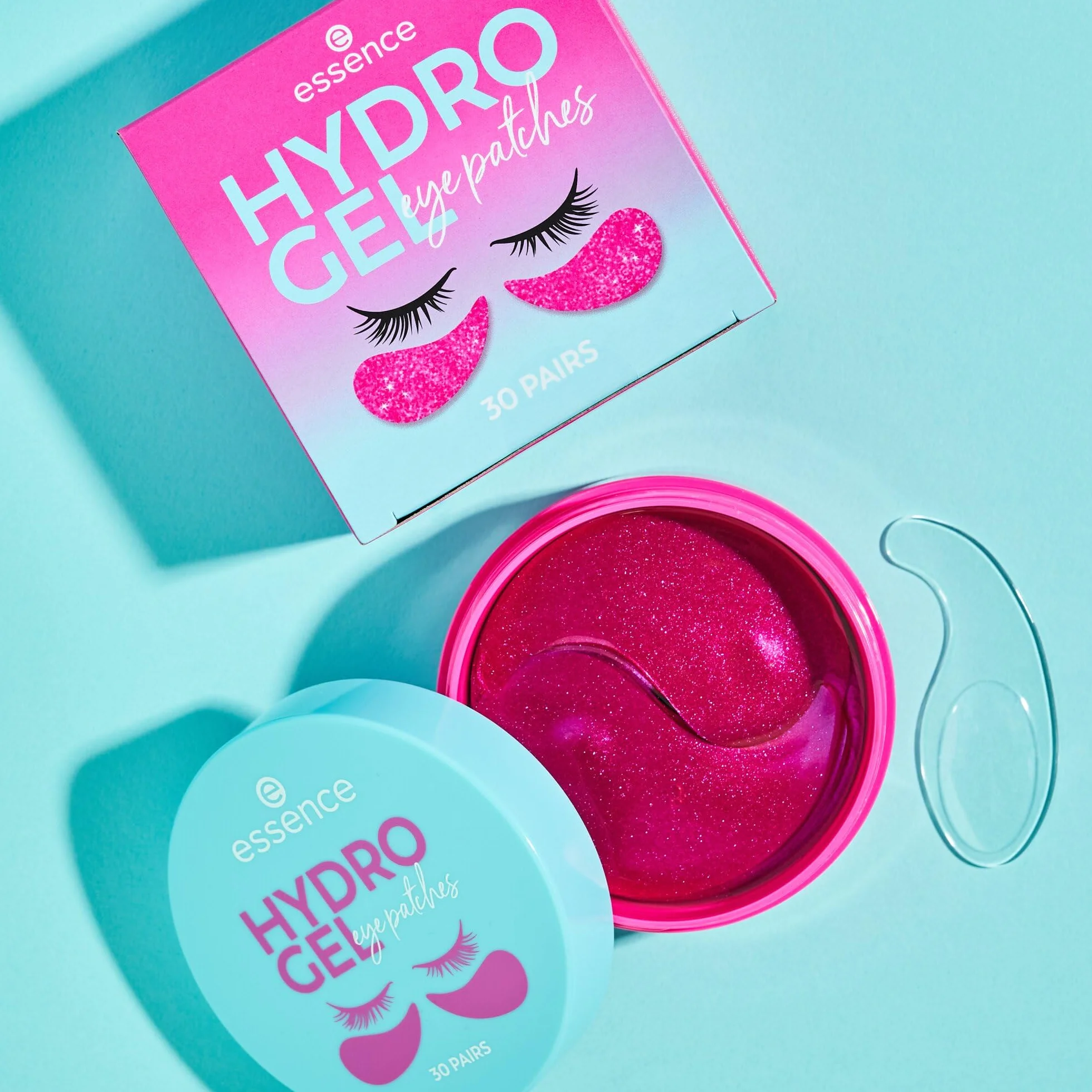 essence Hydrożelowe płatki pod oczy 30 par, nawilżanie, opieka, odprężenie, orzeźwianie (30pair)