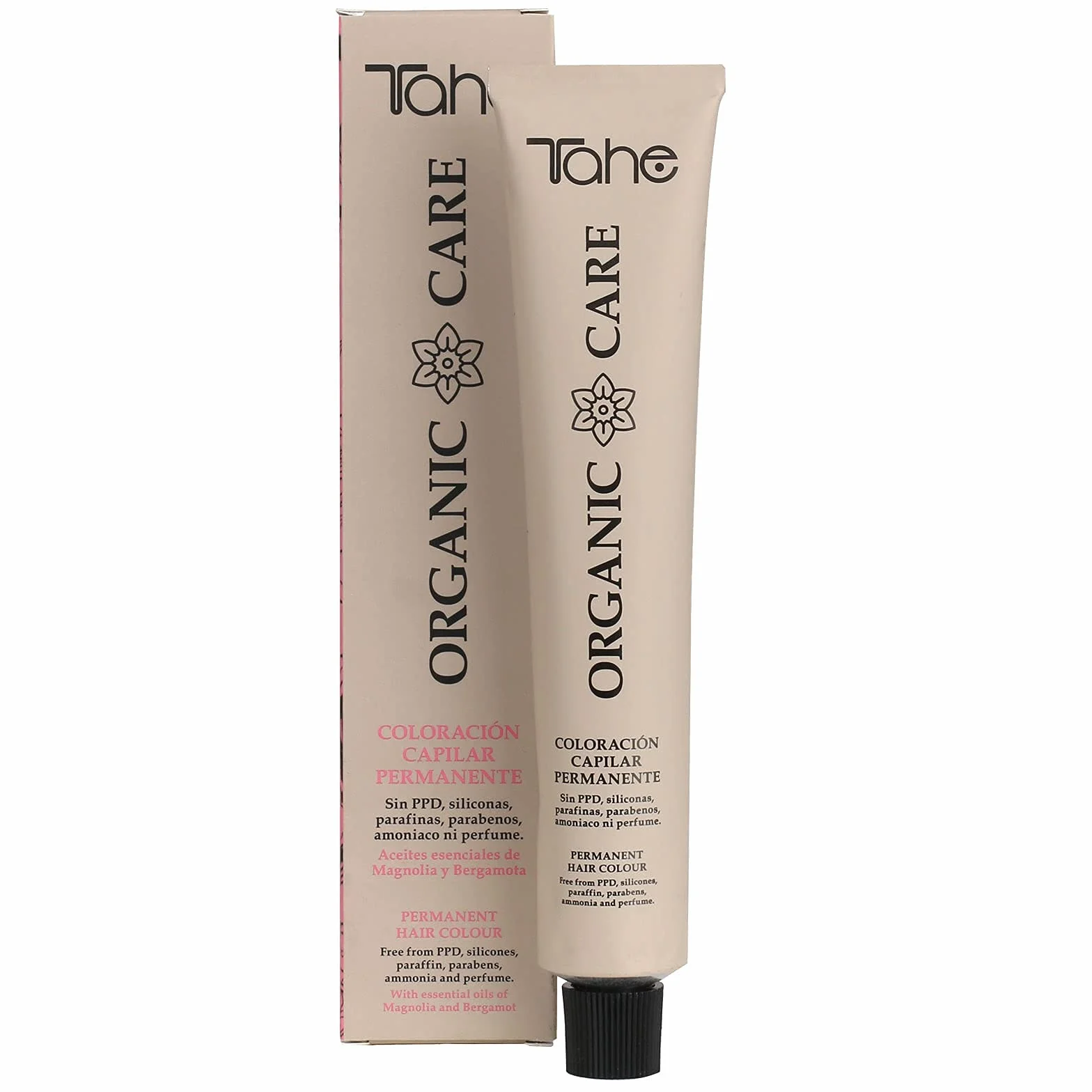 Tahe Organic Care trwała farba do włosów, nie. 5.13 Light Golden Ash Brown, 100 ml