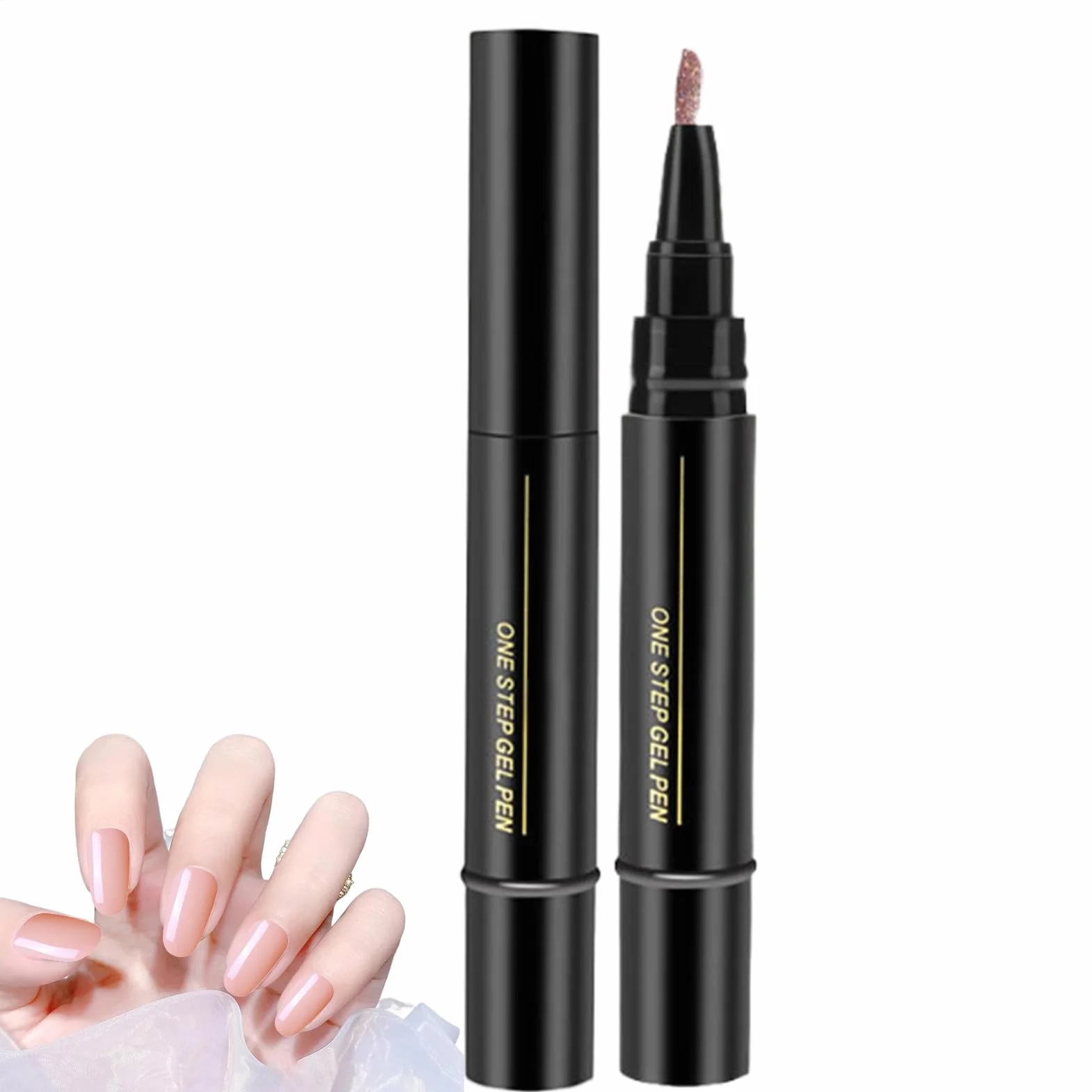 Nail Polish Gel Pens, Quick Dry s Marker, Fast Drying Varnish Color Pen dla dziewcz?t, kobiet, przyjació?, ?atwe ?dzie do manicure w podró?y, prezent, do codziennego u?ytku, 1 sztuka