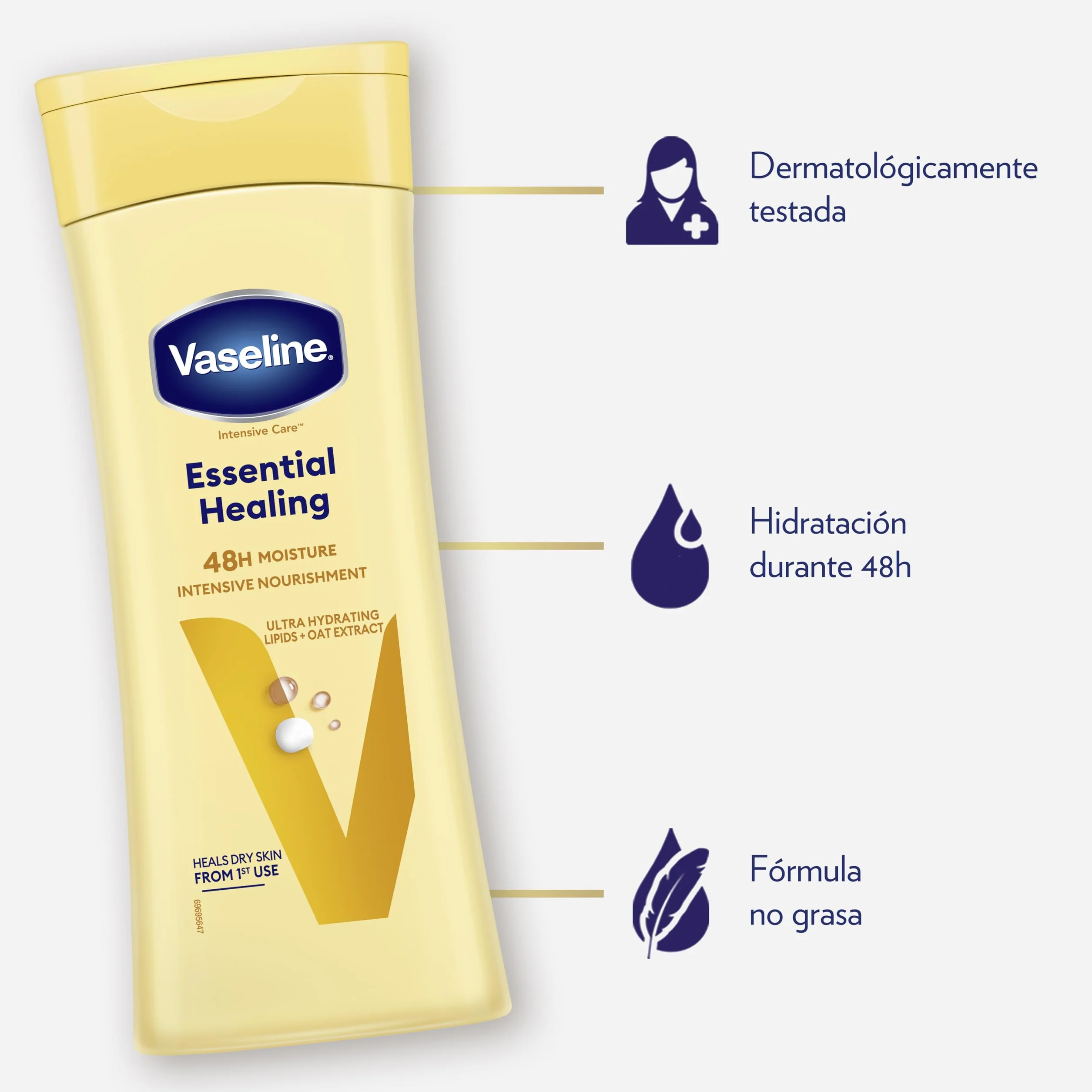 vaseline Intensivpflege Essentiel HYDRATER Daialier balsam do ciała dla bardziej miękkiej, wygładzającej skóry, 400 ml