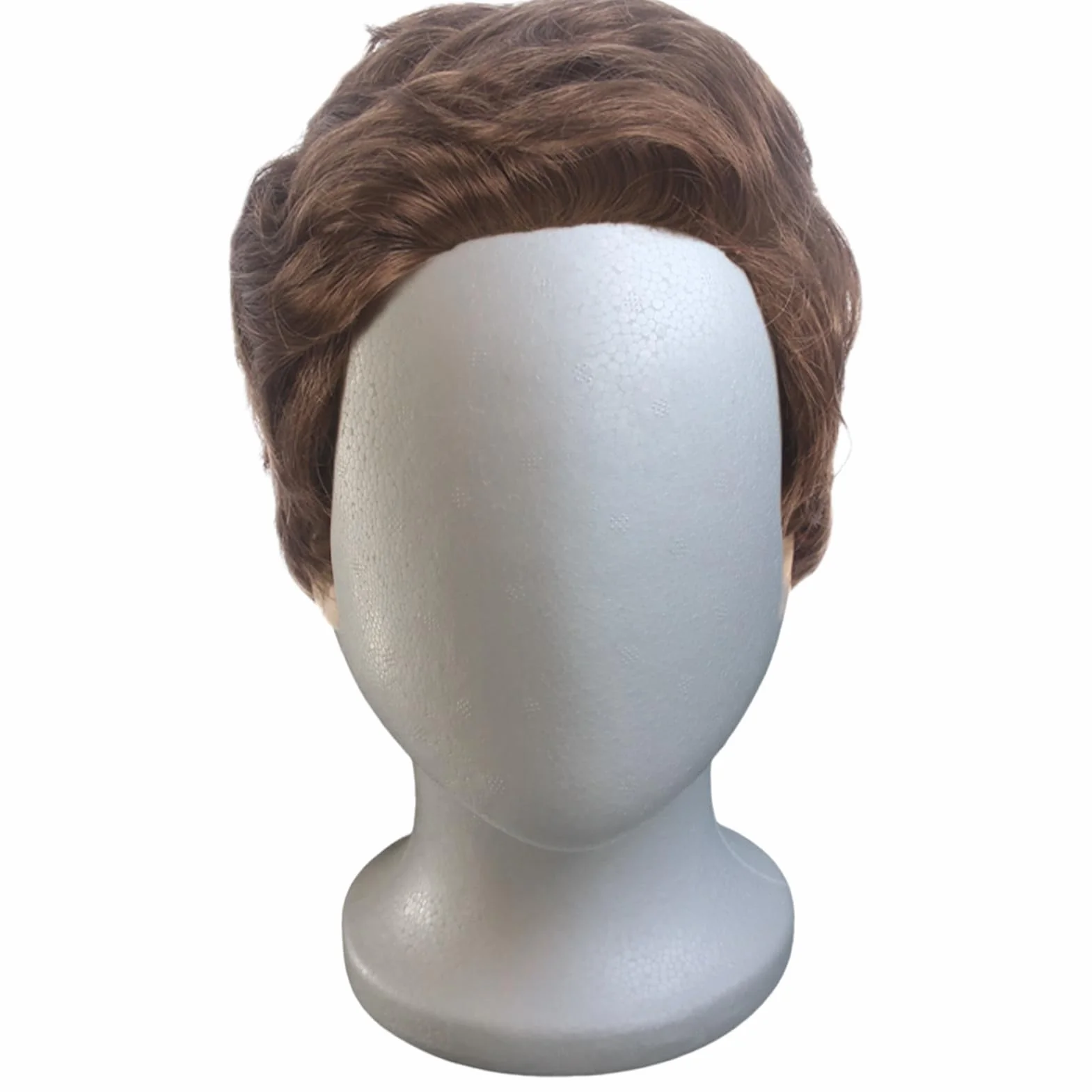 Foam Wig Head, Faceless Mannequin Stand Holder, 10.63x5.98 inches, Lightweight Foam Display Model, Stable Base, Easy Styling surfaces, Ideal for Hairpieces, Hats, Cosmetics, Salon