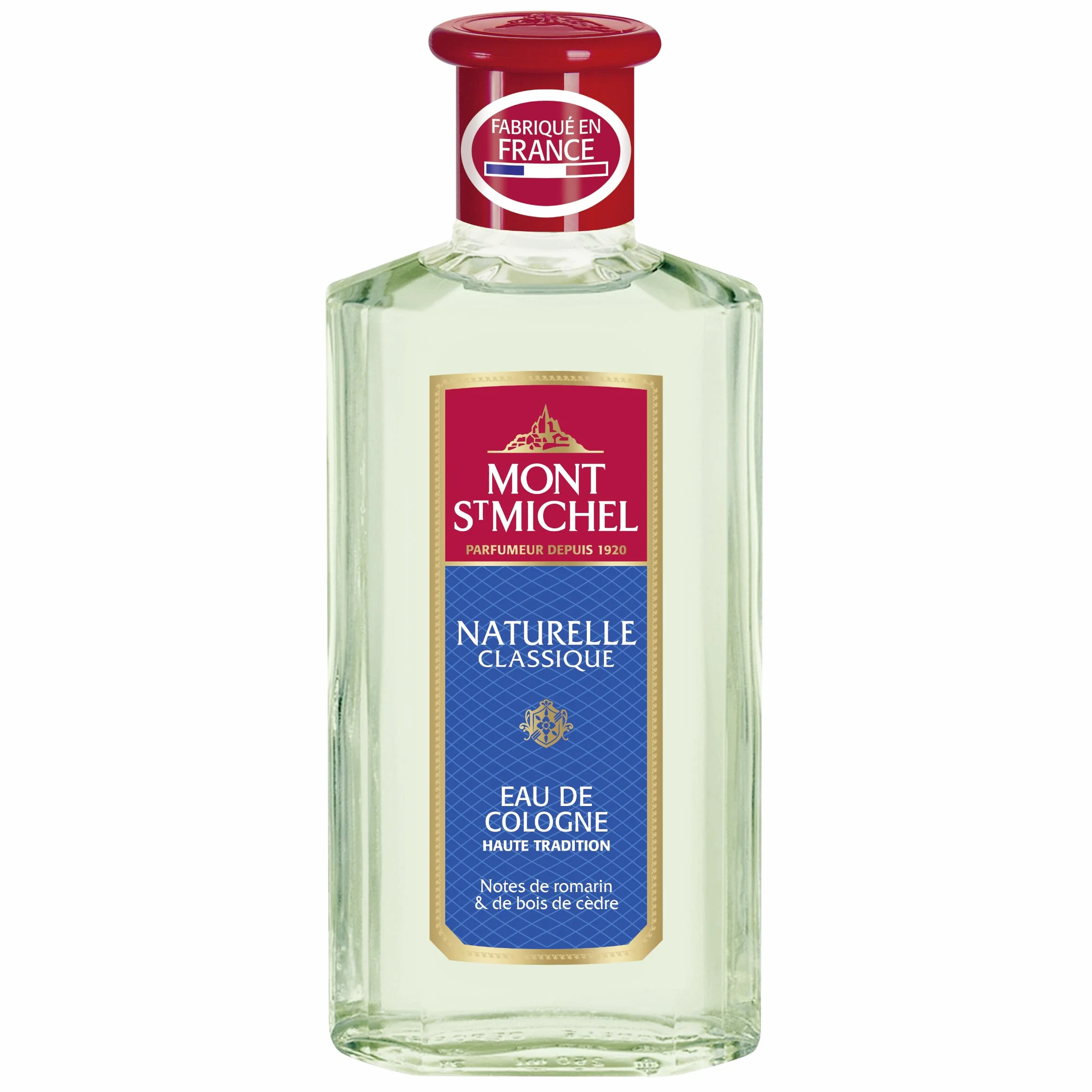 Mont St Michel Eau de Cologne naturalna klasyczna butelka 250 ml