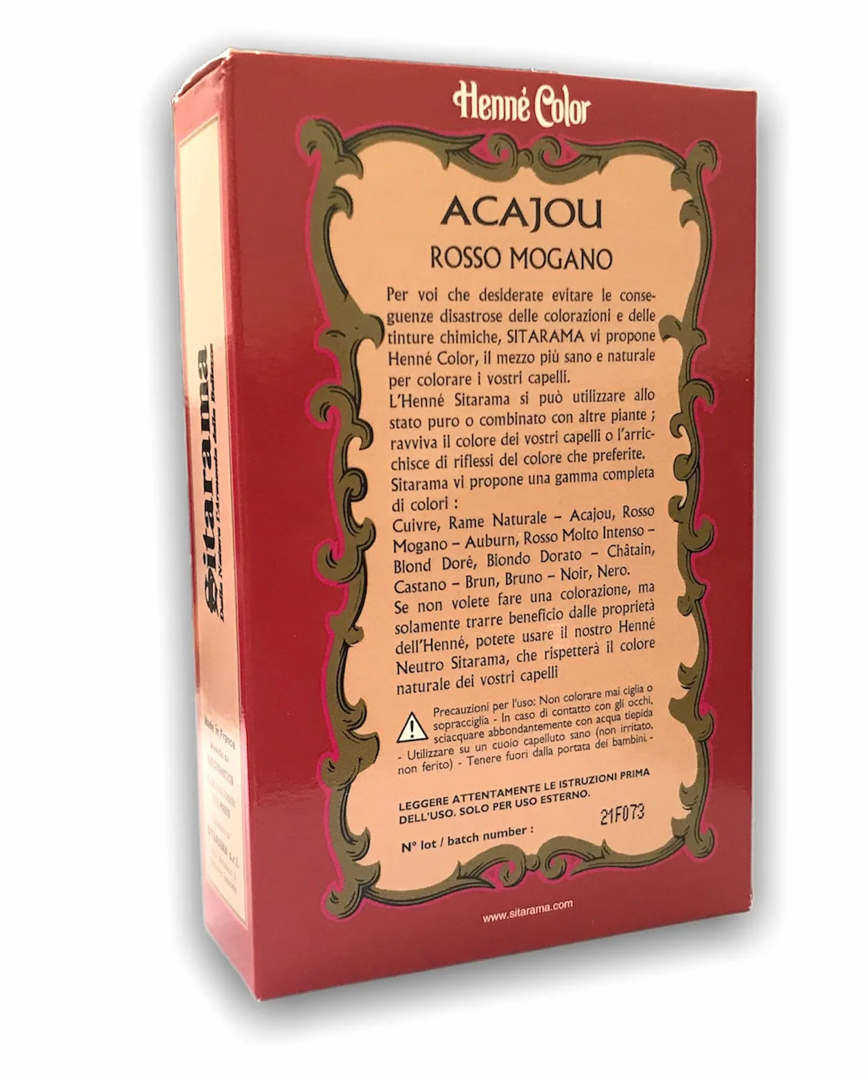 Sitarama Henne Mahoń Acajou - 500 ml