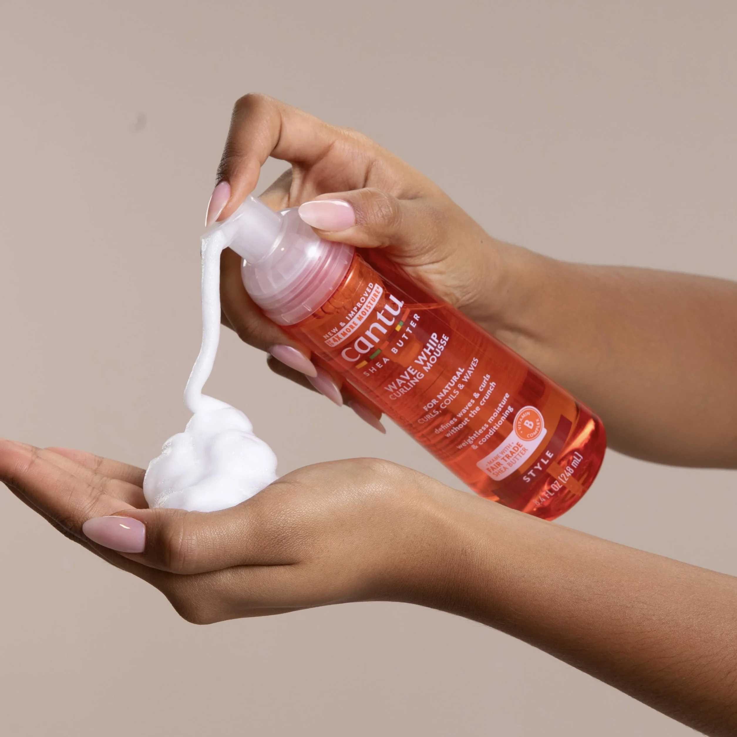 Cantu Shea Butter for Natural Hair Pianka do Loków, 248 ml, 1 Sztuka