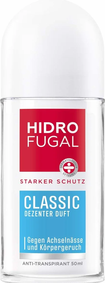 Hidrofugal® Starker Schutz CLASSIC Antyperspirant w kulce, bez alkoholu etylowego, z minerałami, unisex, długotrwała ochrona 50 ml