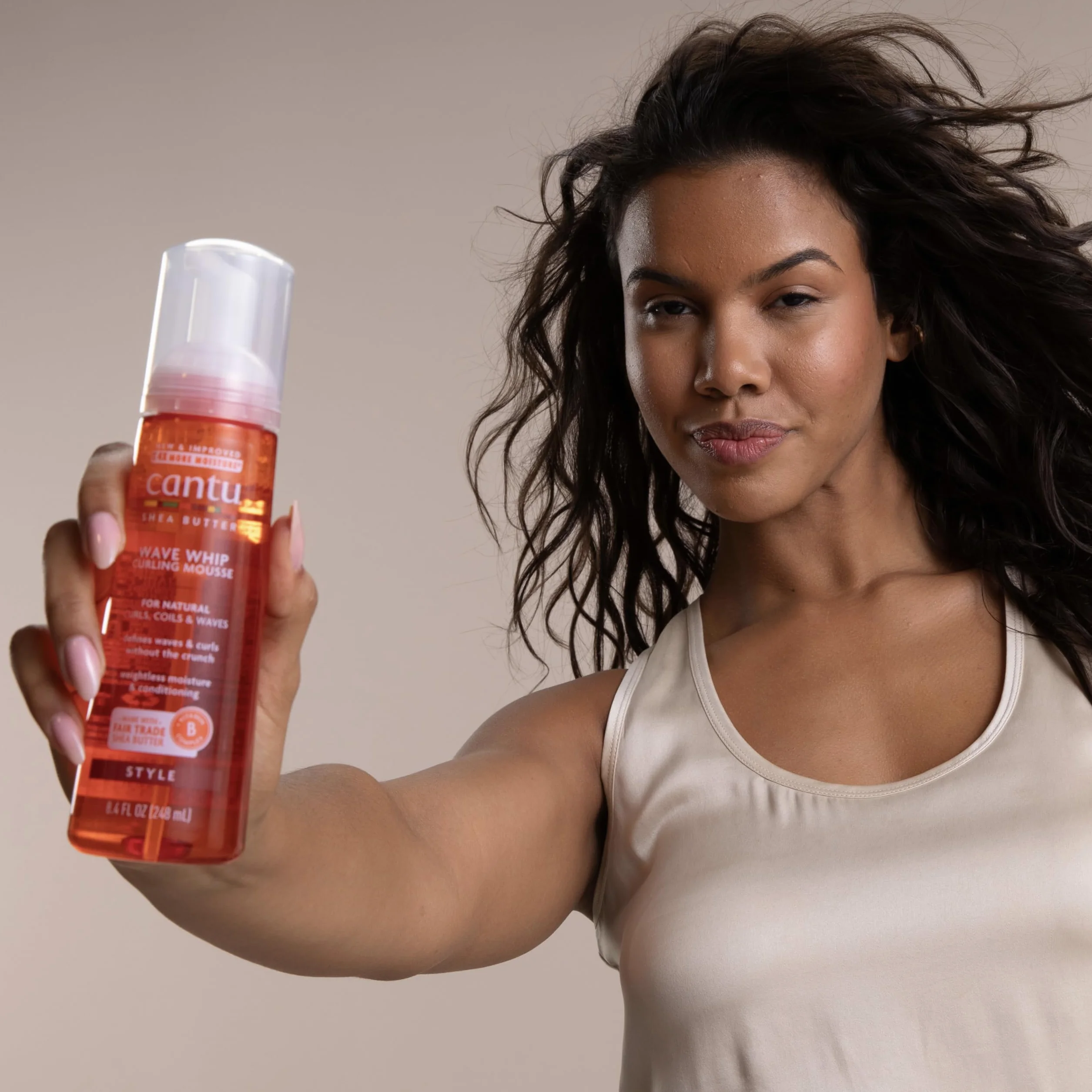 Cantu Shea Butter for Natural Hair Pianka do Loków, 248 ml, 1 Sztuka