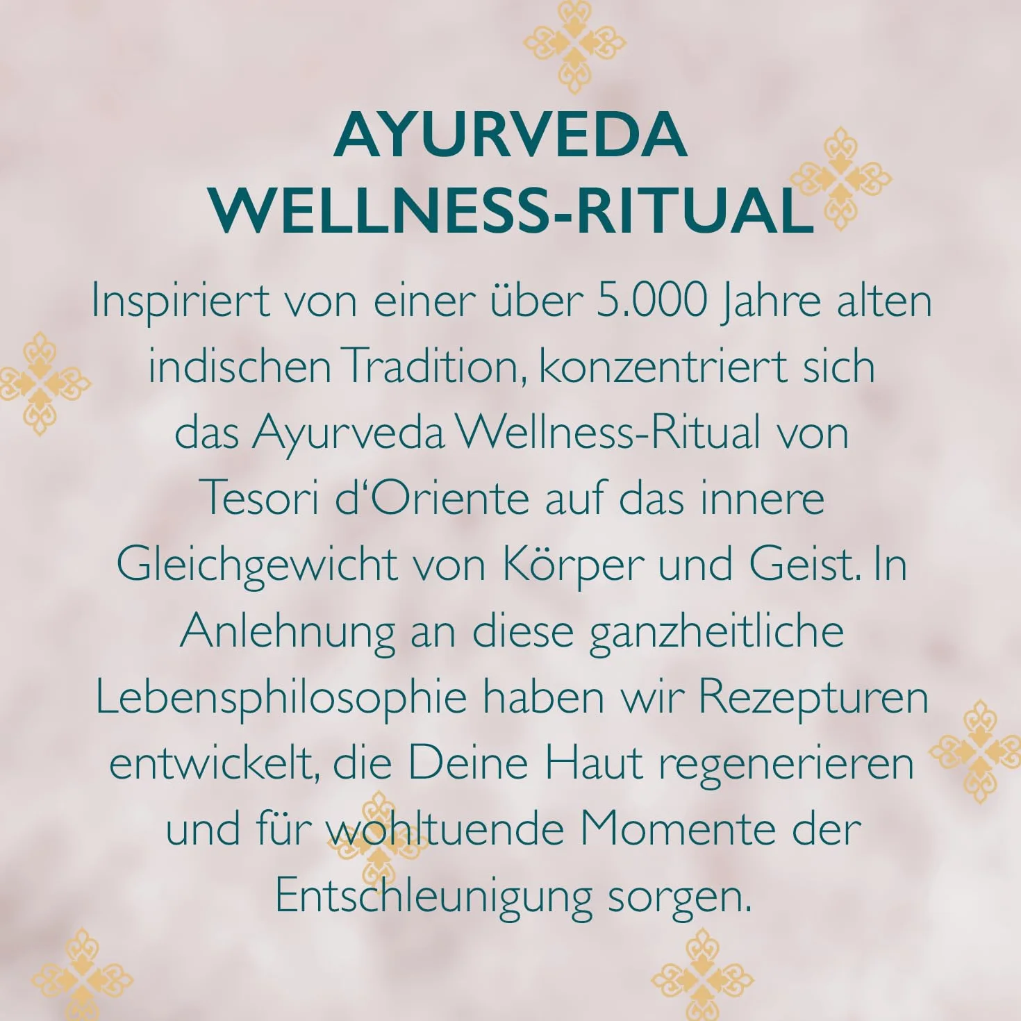 TESORI D'ORIENTE Zestaw upominkowy pod prysznic i krem do ciała "Ayurveda" 250 ml, aromatyczna pielęgnacja ciała, wellness dla ciała i zmysłów