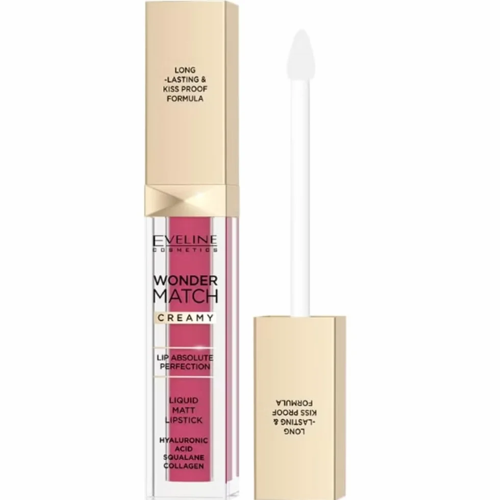 Eveline Cosmetics Wonder Match Matowa pomadka w płynie 10 - Baie Rosée