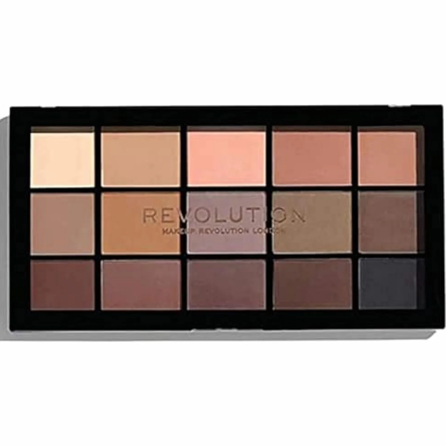 Makeup Revolution - Paleta cieni do powiek – paleta z możliwością ponownego naładowania – Basic Mattes