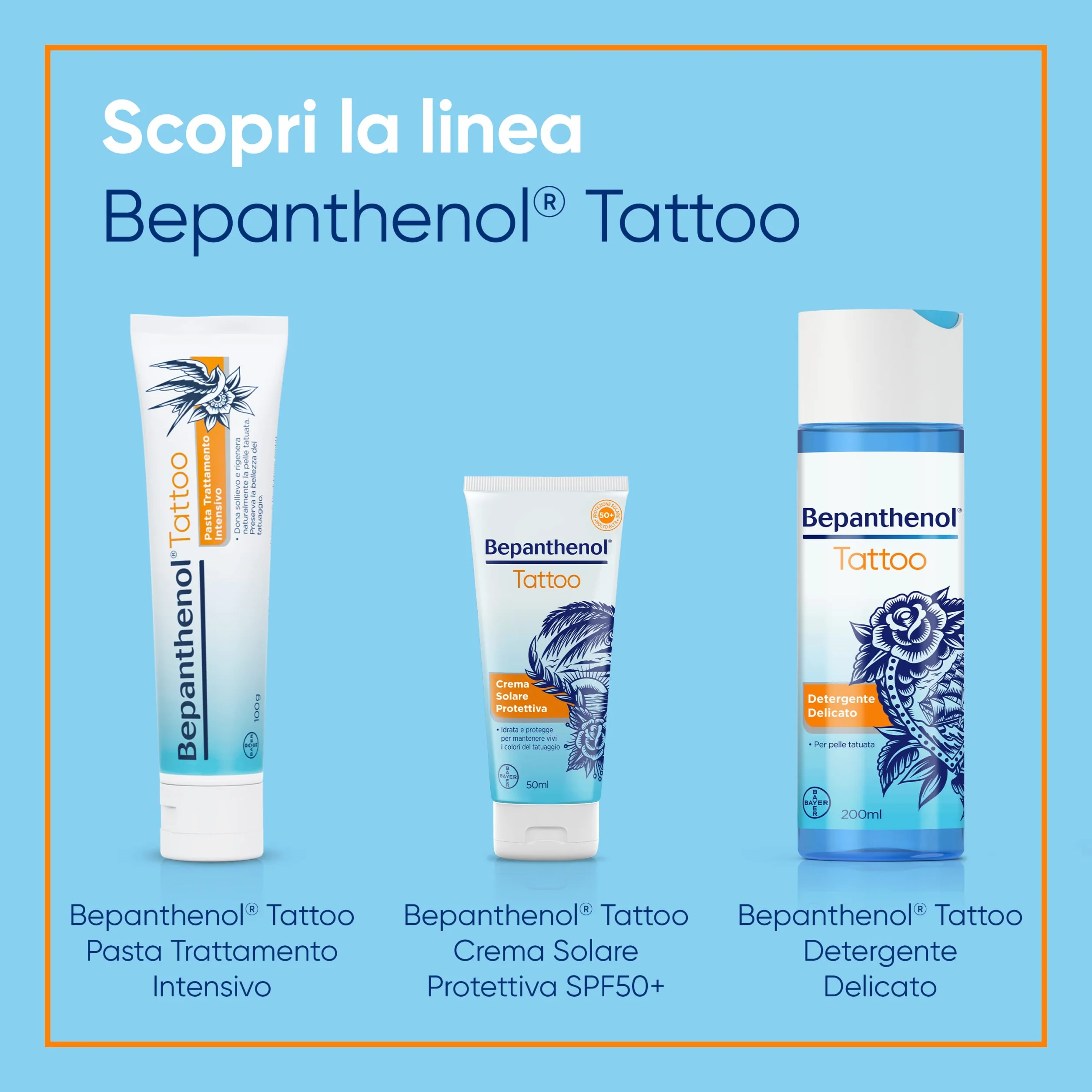 Bepanthenol Tattoo intensywna pielęgnacja, krem do tatuażu na ciało z pantenolem, nawilżający krem do tatuażu, który chroni, łagodzi i regeneruje skórę, zachowuje piękno tatuażu, 100 g