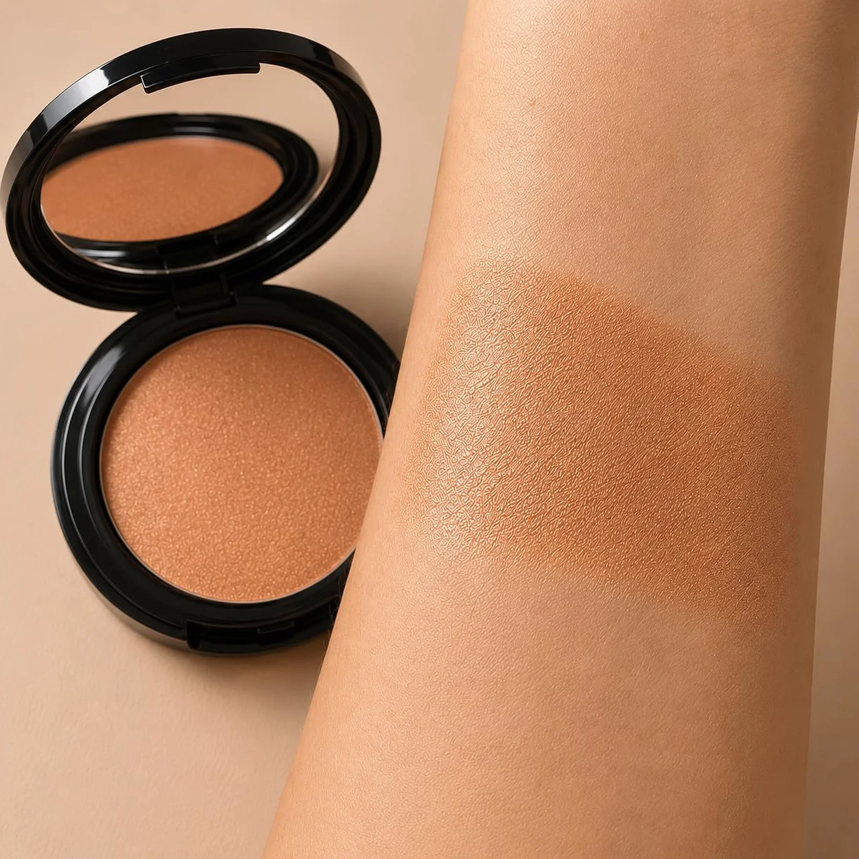 Sandstone Scandinavia Infinite Summer Bronzer | Luksusowy bronzer do twarzy o intensywnym kolorze, zapewniający naturalny letni blask | Odpowiedni dla alergików | Puder brązujący bez alergenów