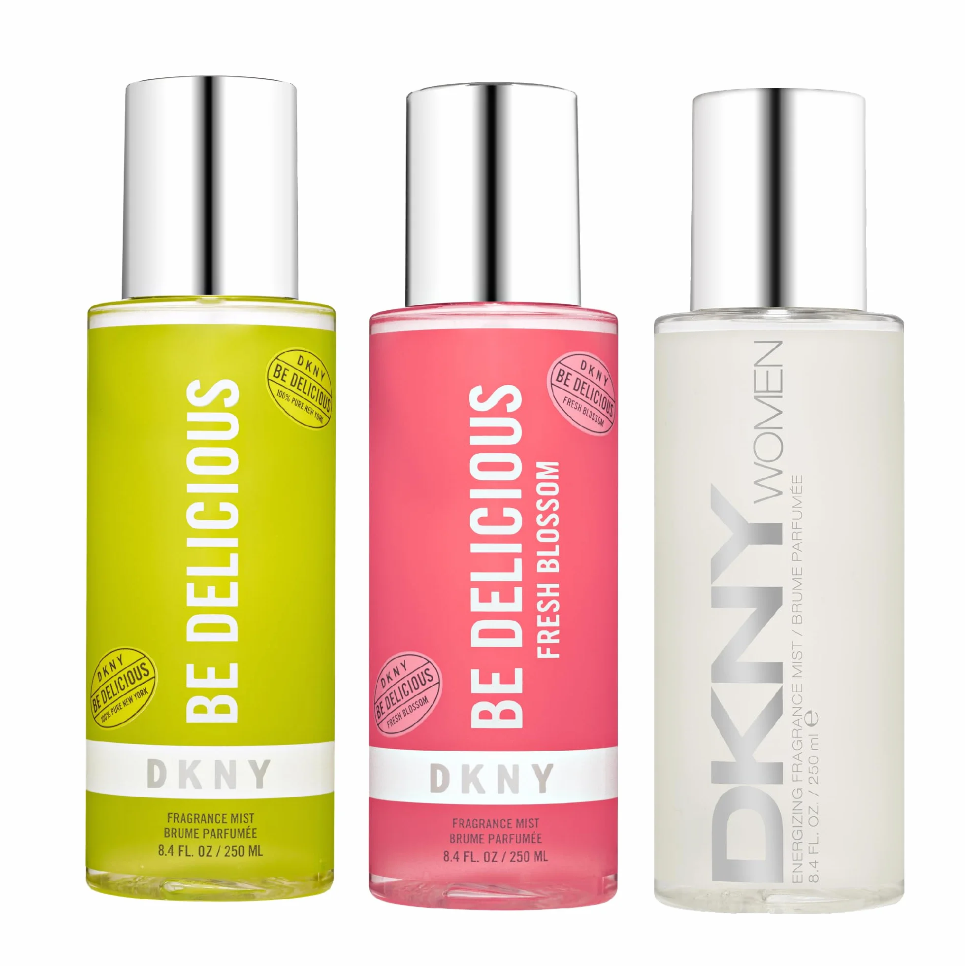 DKNY Women, mgiełka perfumowana dla kobiet, zapach cytrynowo-kwiatowy, do codziennego użytku, 250 ml