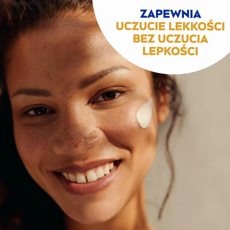 NIVEA SUN Sensitive Przeciwsłoneczny krem do twarz dla skóry wrażliwej SPF50, 50ml