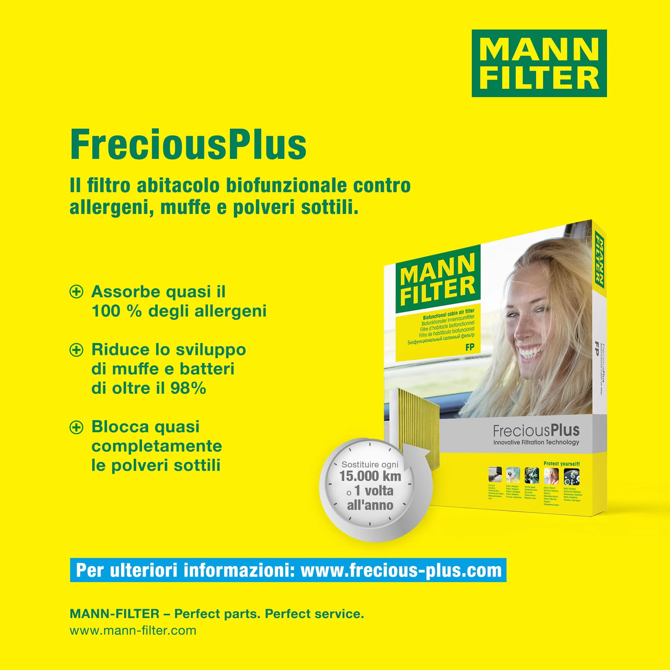 MANN-FILTER FP 26 021 Filtr powietrza kabinowego - SAMOCHODY OSOBOWE + DOSTAWCZE