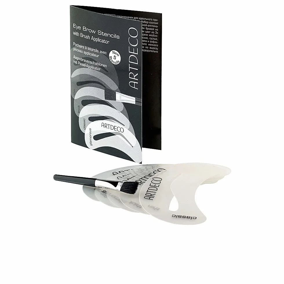 ARTDECO Eye Brow Stencils with Brush Applicator