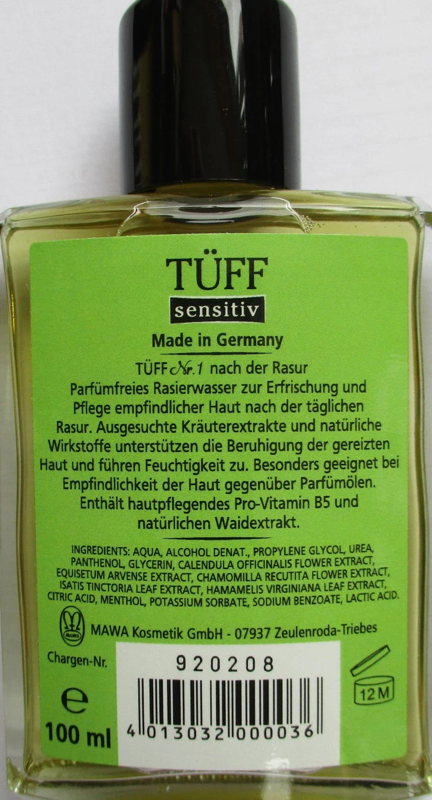 TÜFF AFTER SHAVE SENSITIVE
