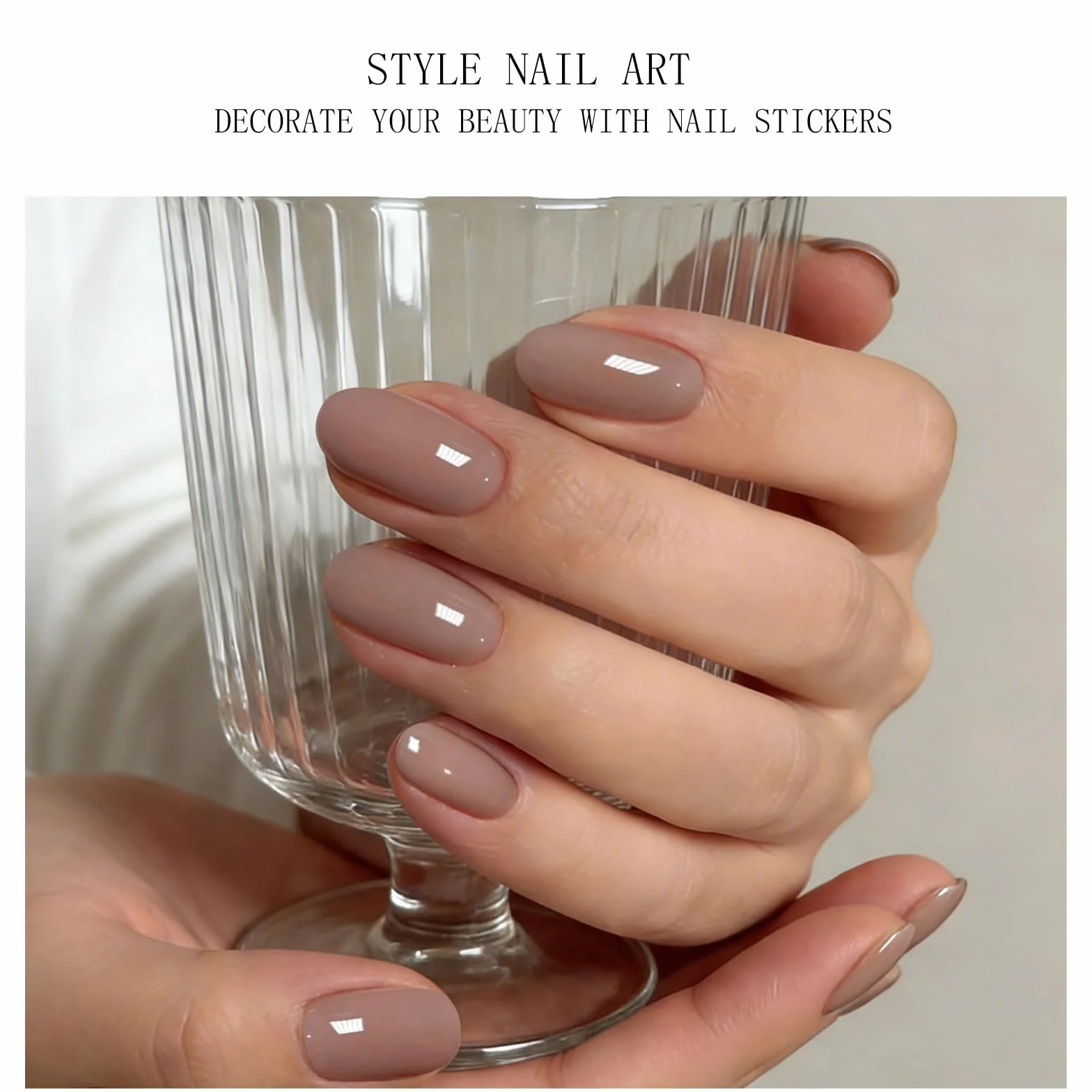 JMEOWIO Folia do paznokci UV utwardzana kawa 30 sztuk UV żel Nail Strips naklejki na paznokcie naklejki na paznokcie dekoracja Nail Art akcesoria do stylizacji paznokci