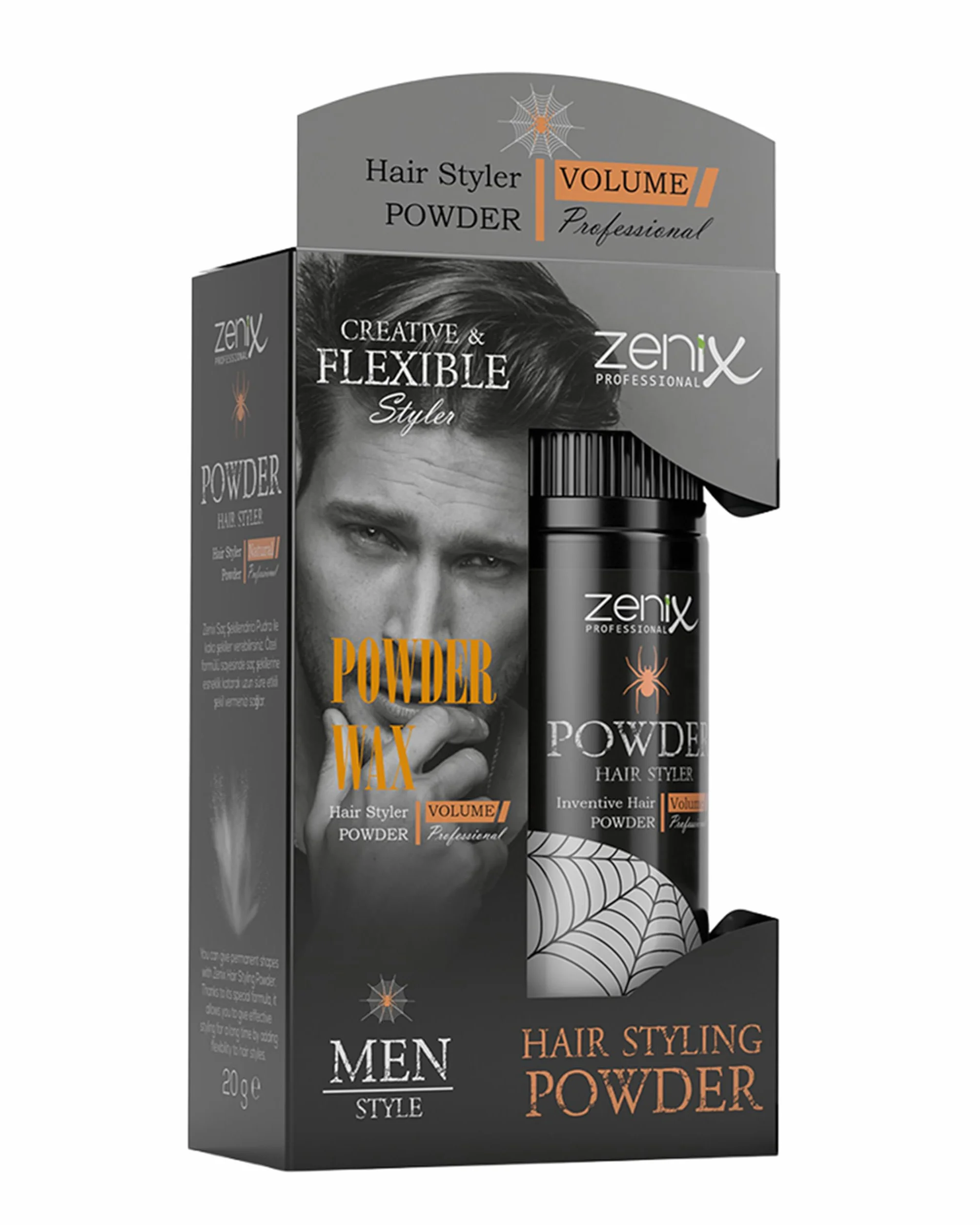 Zenix Hair Powder Inventive Styler puder do włosów, 20 g, puder do włosów