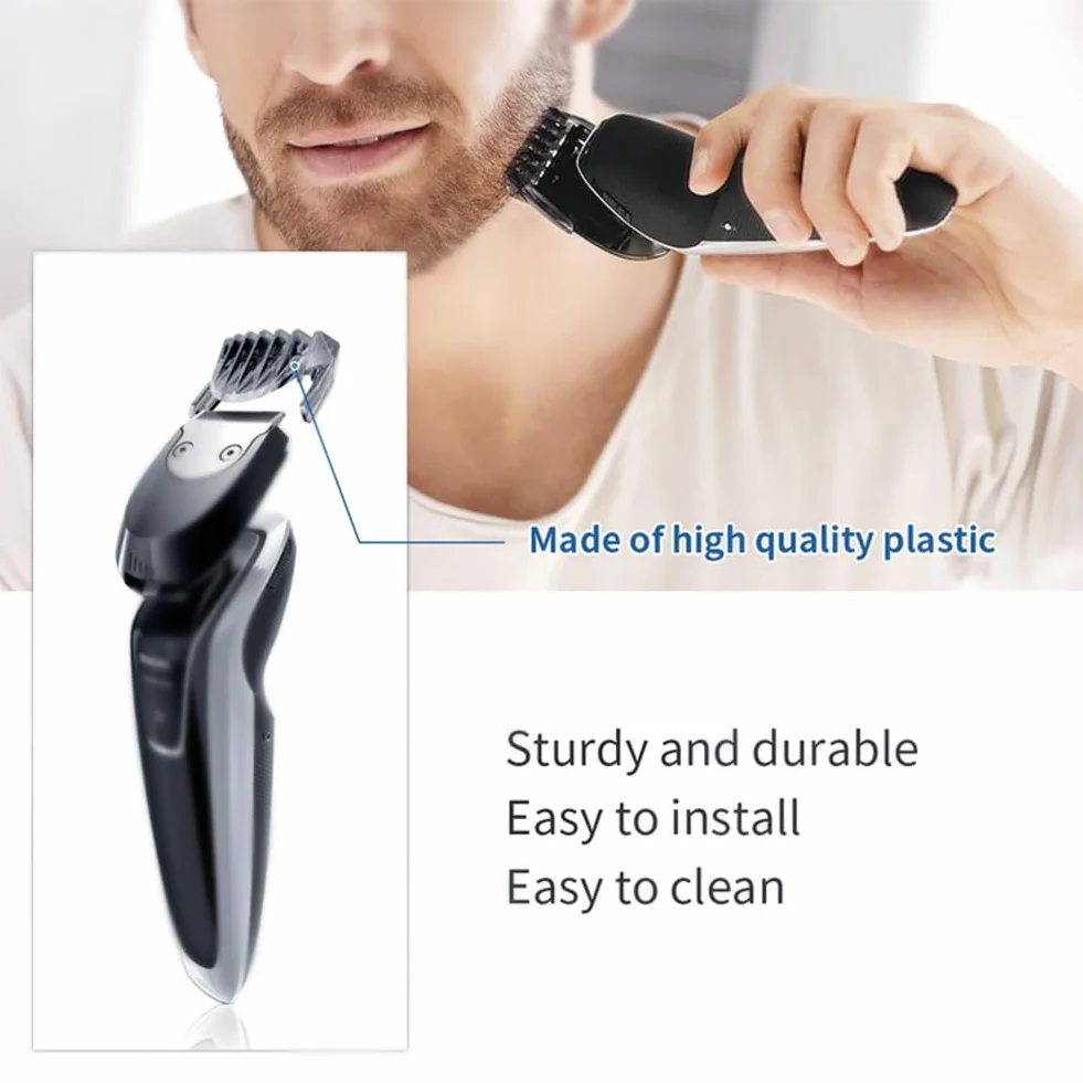 YanBan Zapasowa nasadka grzebieniowa do strzyżenia włosów, kompatybilna z golarką Philips RQ111, trymerem do brody