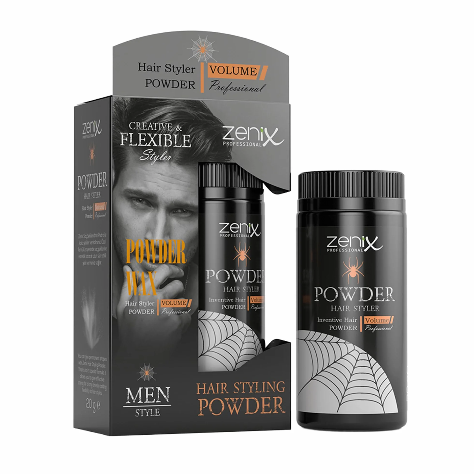 Zenix Hair Powder Inventive Styler puder do włosów, 20 g, puder do włosów
