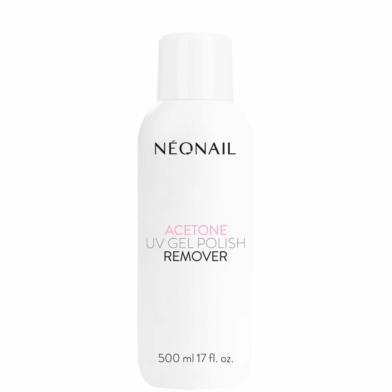 NÉONAIL Aceton Kosmetyczny - Acetone UV GEL Polish Remover - Zmywacz do Paznokci - Płyn do Usuwania Lakierów Hybrydowych - 500 ml